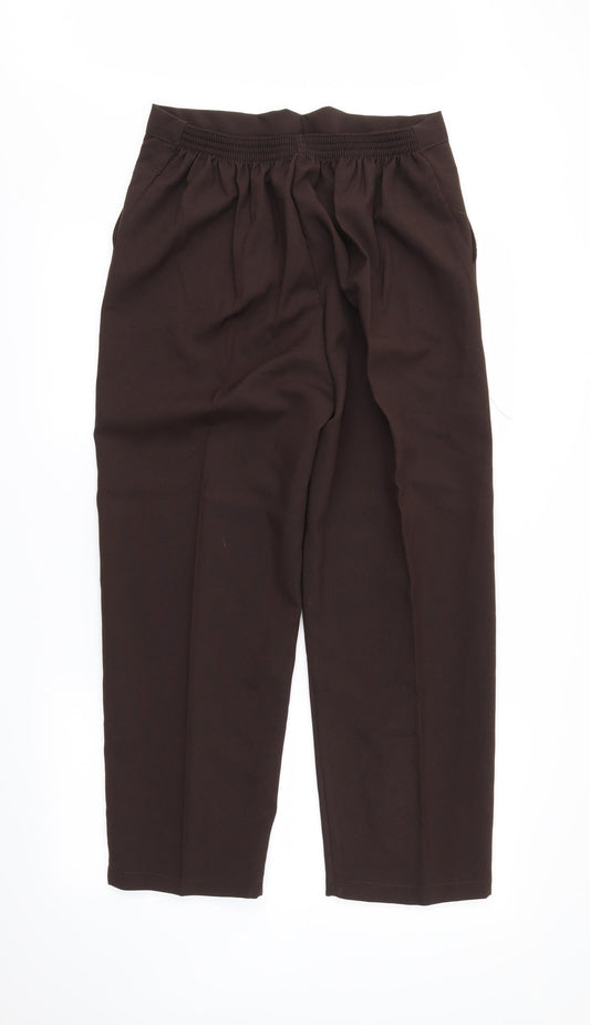Preworn Womens Brown Trousers Size 16 L24 in - .