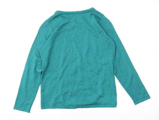 BM Womens Green Basic T-Shirt Size S