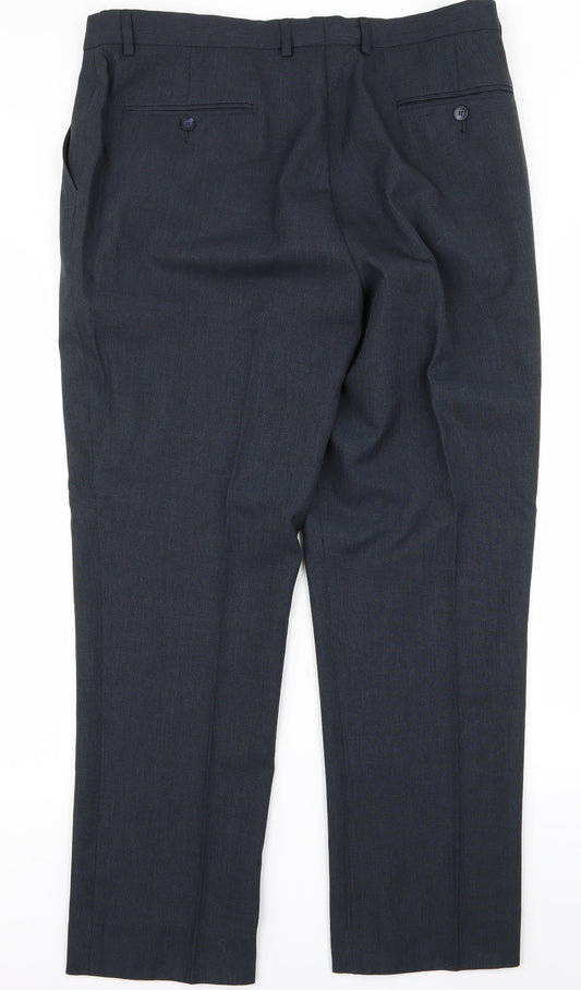 Preworn Womens Black Trousers Size 31 L29 in