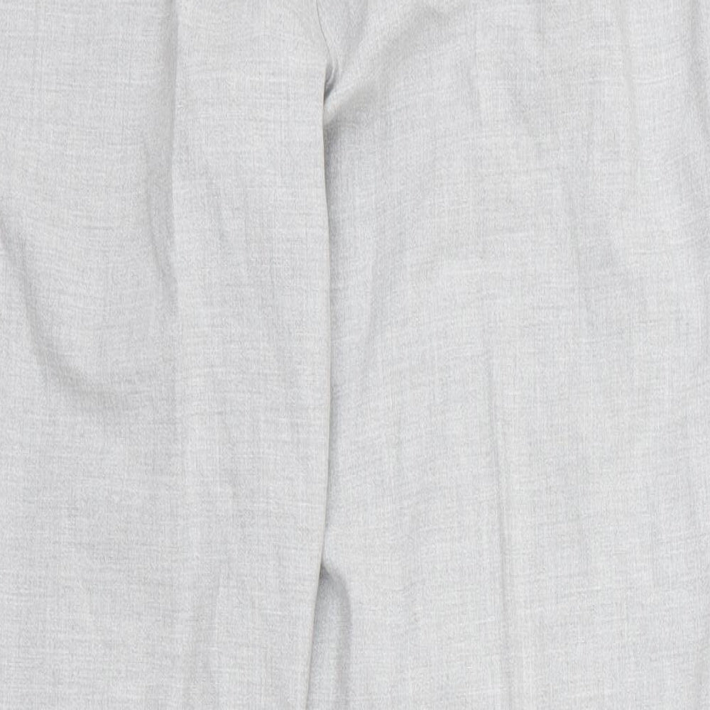 Preworn Womens Grey Trousers Size 16 L28 in