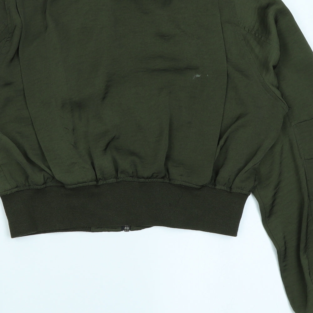 H&M Womens Green Jacket Size 6