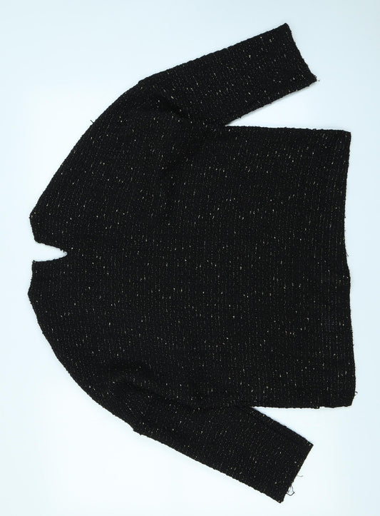 Zara Womens Black Pullover Jumper Size S