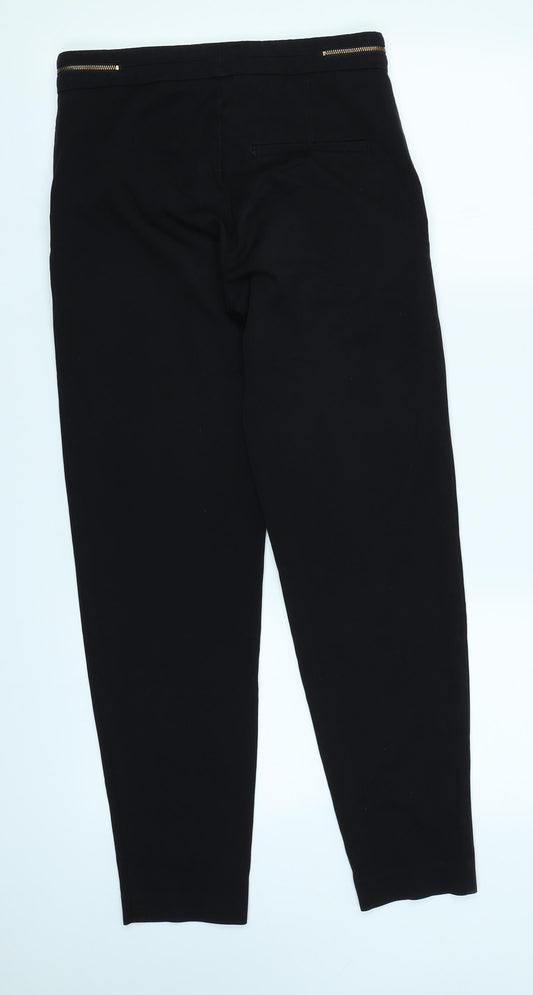 H&M Womens Black Trousers Size 4 L27 in