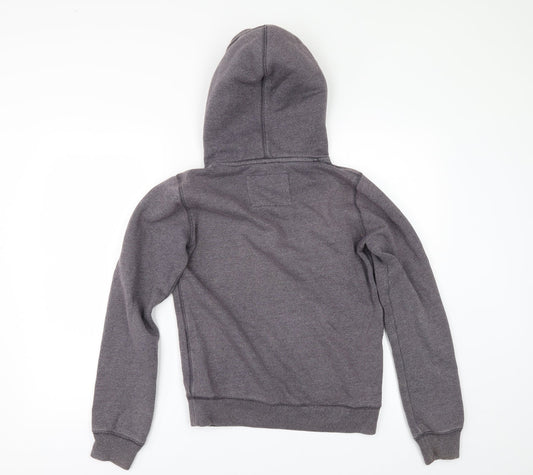 Womens UK 8 Regular Jack Wills Grey Pullover Hoodie