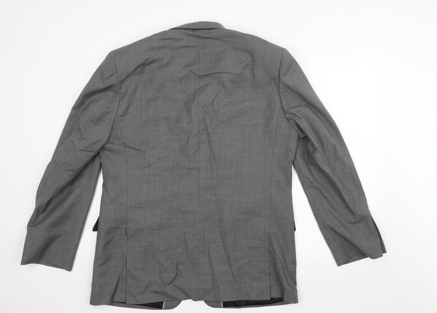 Racing Green Mens Grey Jacket Suit Jacket Size 38