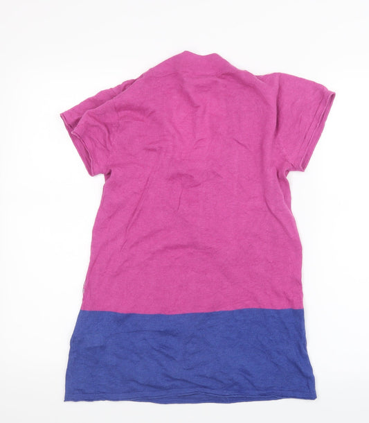Edina Ronay Womens Pink Basic T-Shirt Size S