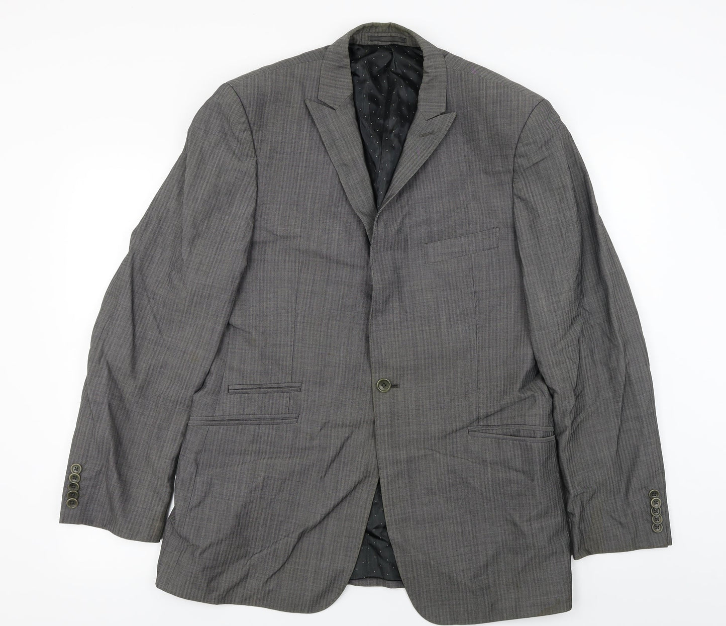 Fellini  Mens Grey   Jacket Blazer Size 40