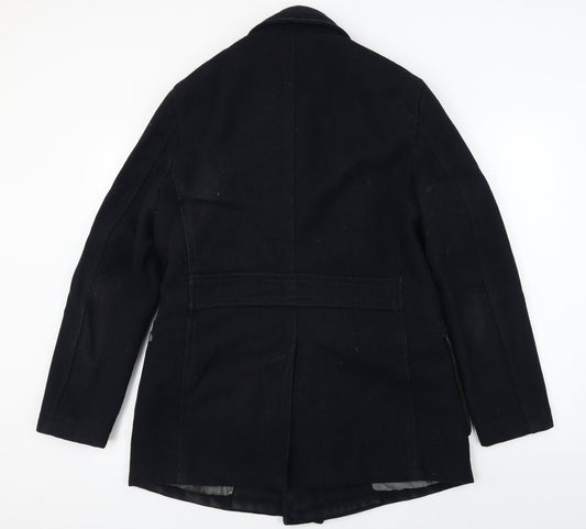 RJR.John Rocha Womens Blue Jacket Coat Size M