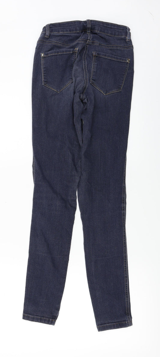 TU Womens Blue Straight Jeans Size 8 L27 in