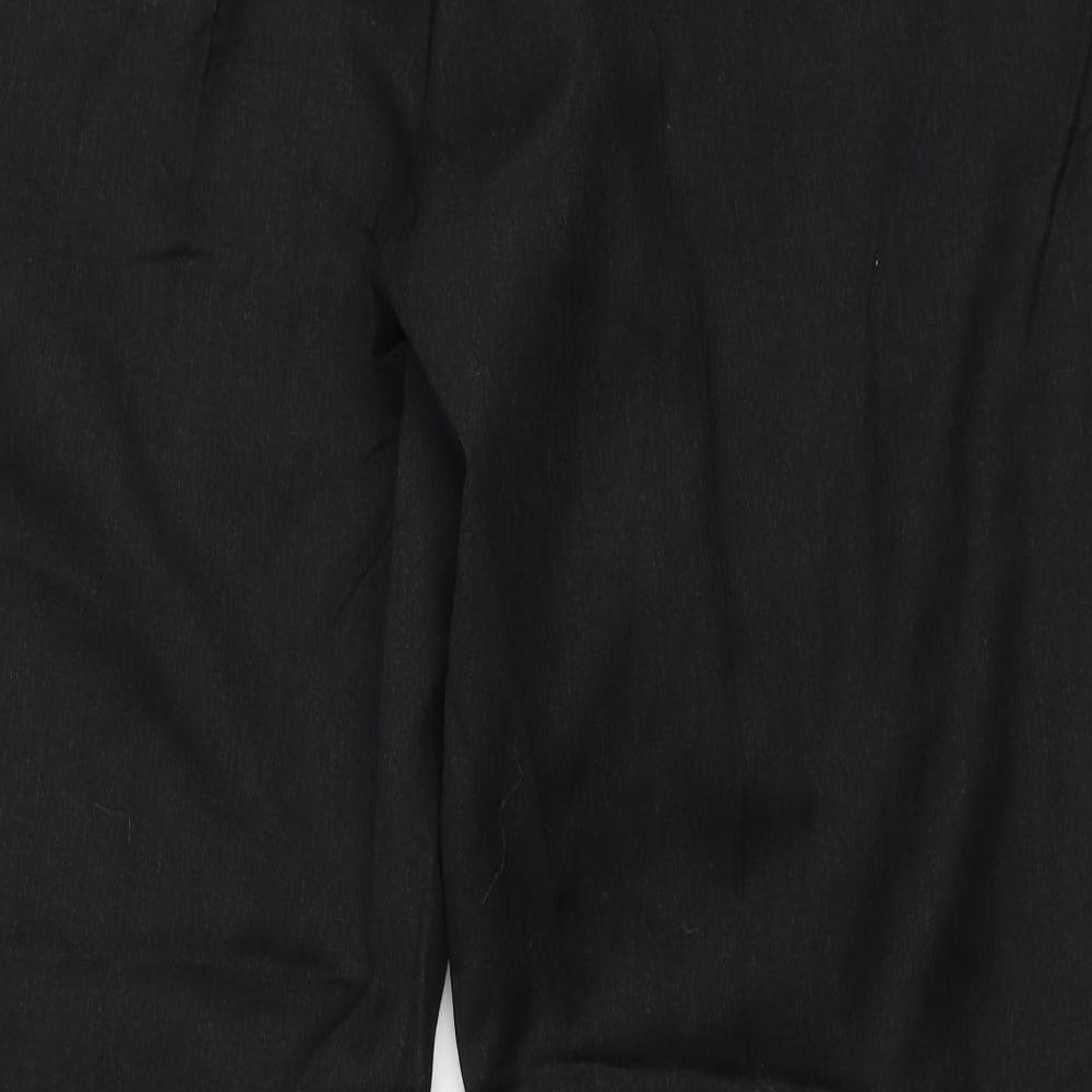 Preworn Mens Black Trousers Size 34 in L30 in