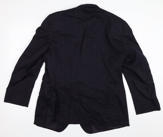 St Michael Mens Blue Jacket Blazer Size 44