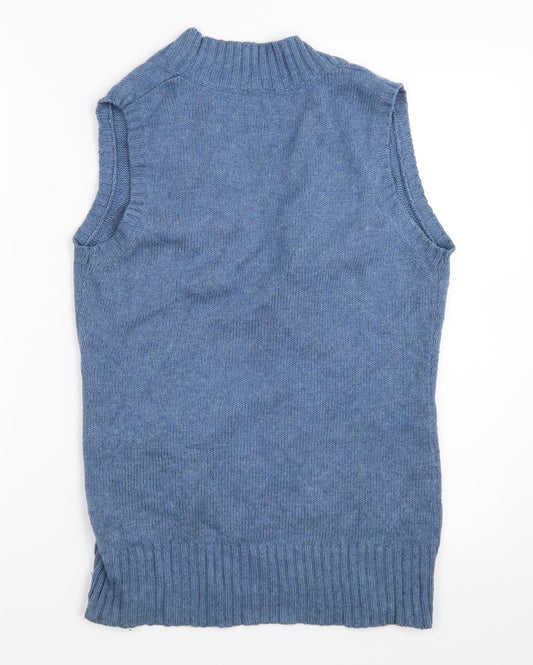 Gerry Weber Womens Blue Vest Jumper Size 10