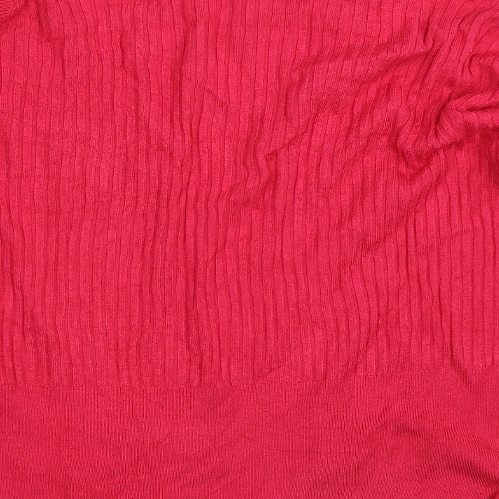 Marks and Spencer Womens Pink Pullover Jumper Size 14