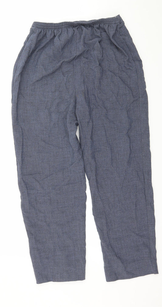 Berkertex Womens Blue Trousers Size 14 L24 in