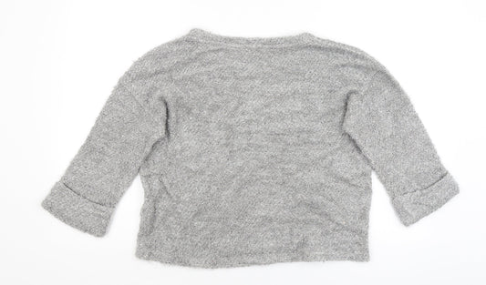 M&S Womens Grey Pullover Jumper Size 14