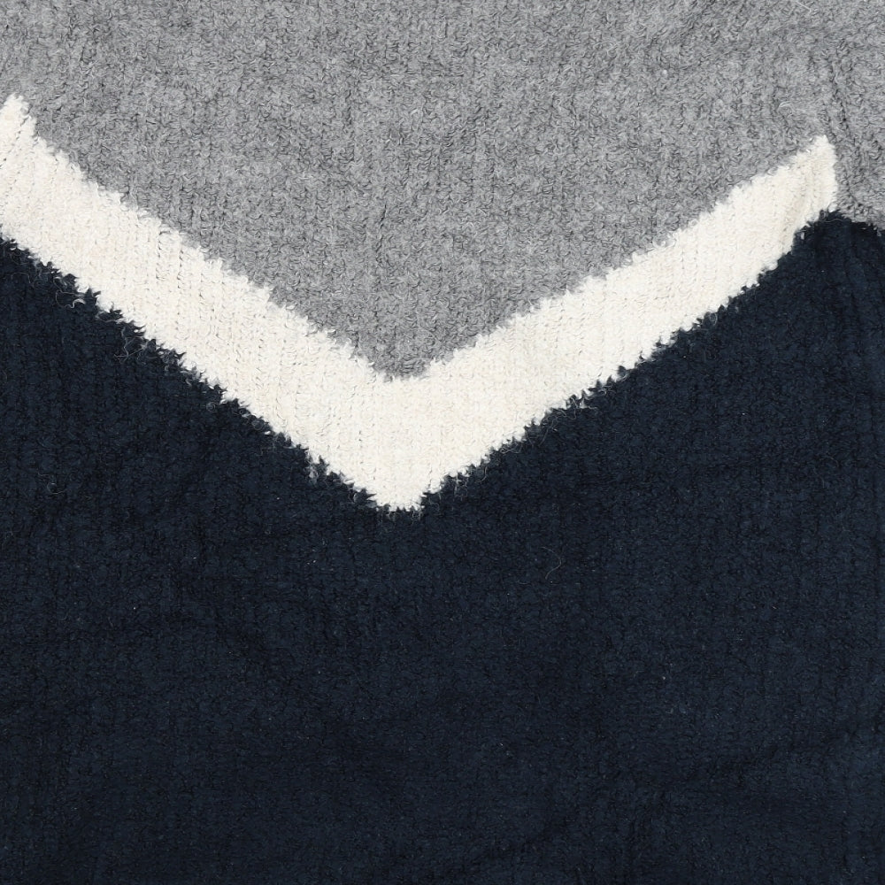 M&S Womens Grey Cardigan Jumper Size M