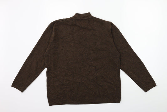 Preworn Womens Brown Pullover Jumper Size 14