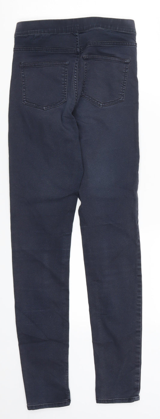 H&M Womens Blue Denim Jegging Jeans Size 6 L27 in