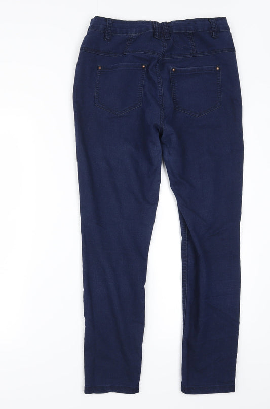 Yes Yes Womens Blue Denim Skinny Jeans Size 14 L27 in