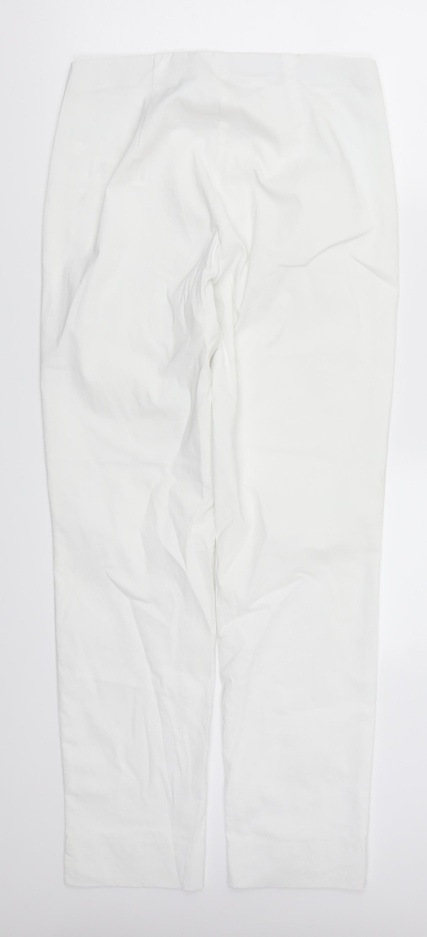 Jagro Womens White Trousers Size 12 L30 in