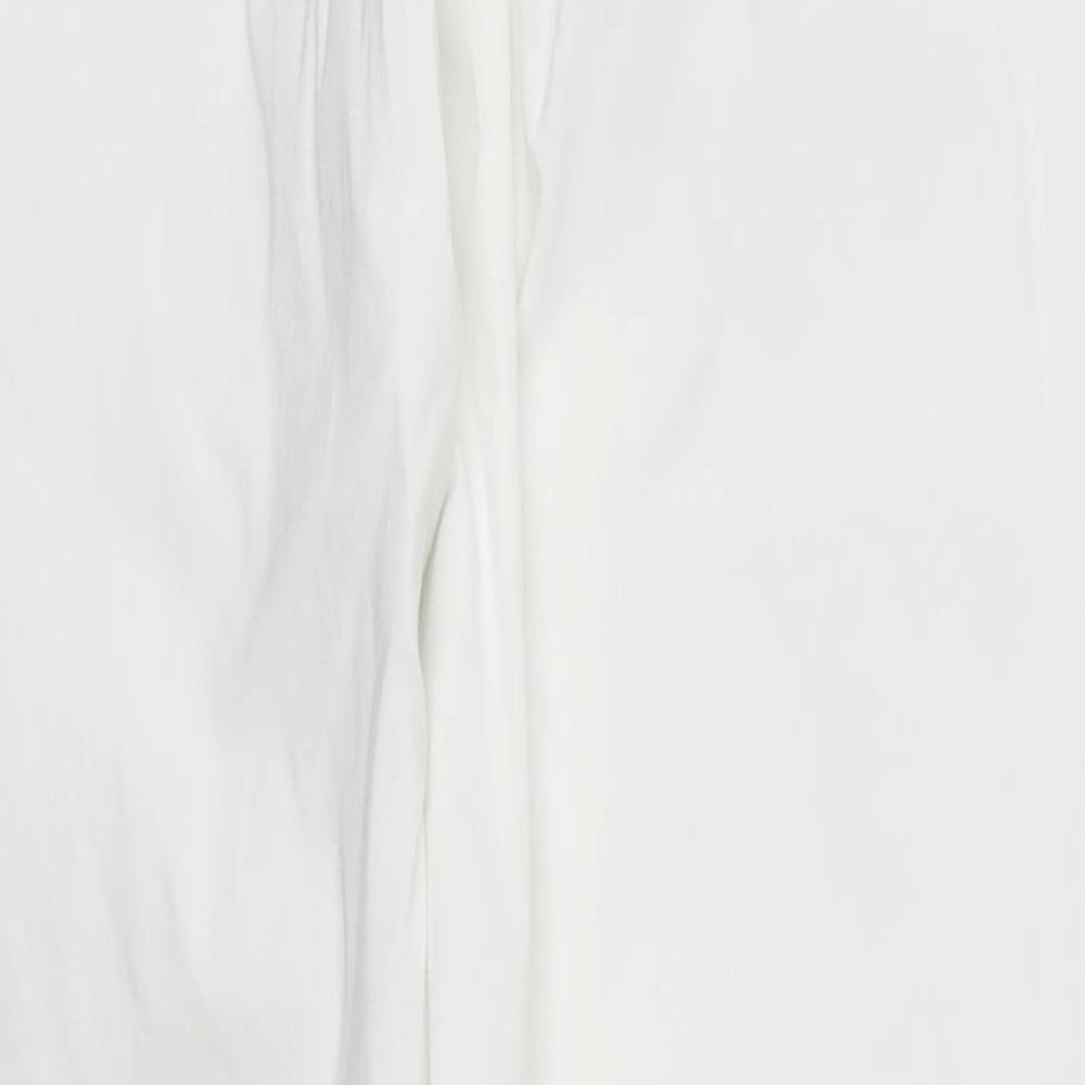 Jagro Womens White Trousers Size 12 L30 in