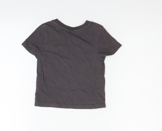 George Boys Grey Basic T-Shirt Size 12-18 Months