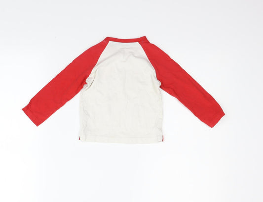 Nutmeg Boys Red Basic T-Shirt Size 12-18 Months - santa
