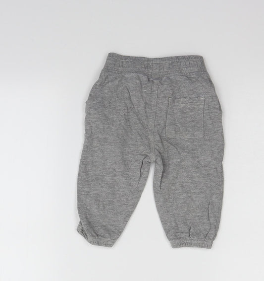 French Connection Boys Grey Track Pants Trousers Size 9-12 Months