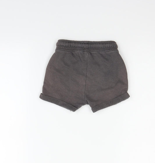 NEXT Boys Brown Cropped Trousers Size 12-18 Months