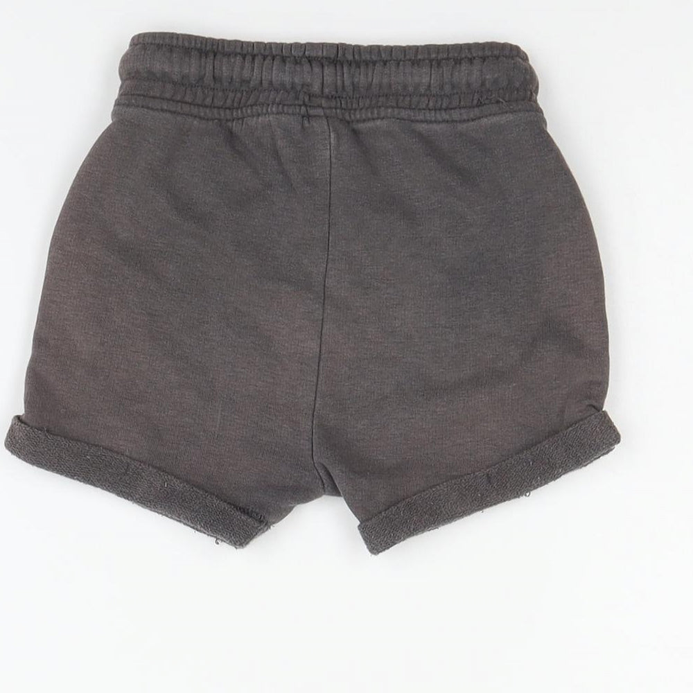 NEXT Boys Brown Cropped Trousers Size 12-18 Months
