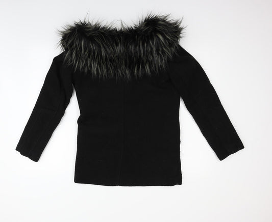Quiz Womens Black Jacket Size 8