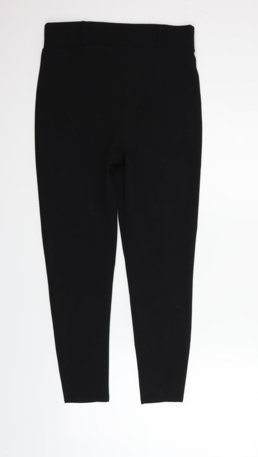 PRETTYLITTLETHING Womens Black Jegging Trousers Size 12 L24 in
