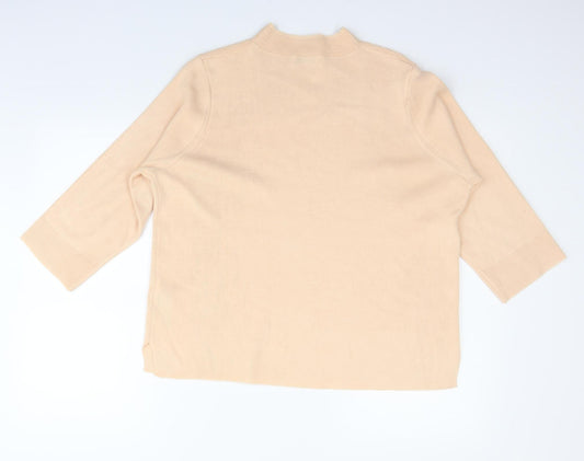Marks and Spencer Womens Pink Pullover Jumper Size 16