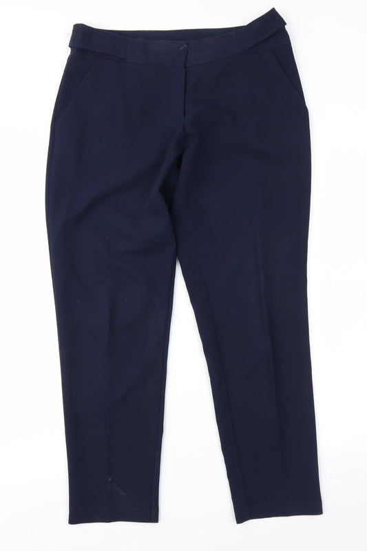 Dorothy Perkins Womens Blue Trousers Size 10 L27 in