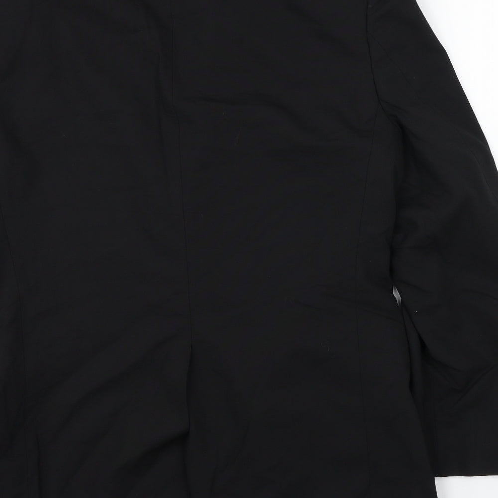 Marks and Spencer Mens Black Jacket Suit Jacket Size 38