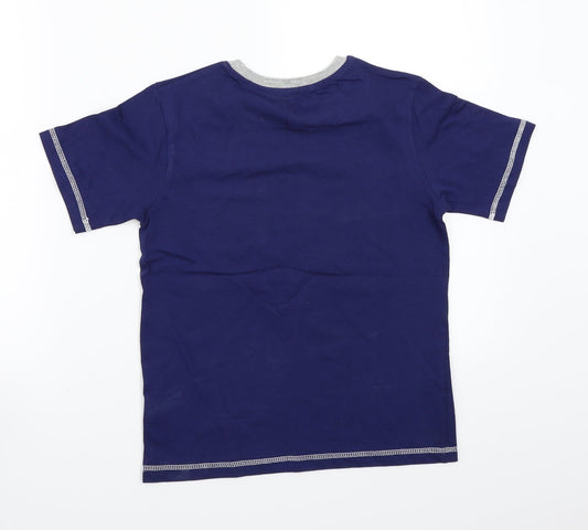 Nutmeg Girls Blue Basic T-Shirt Size 8-9 Years