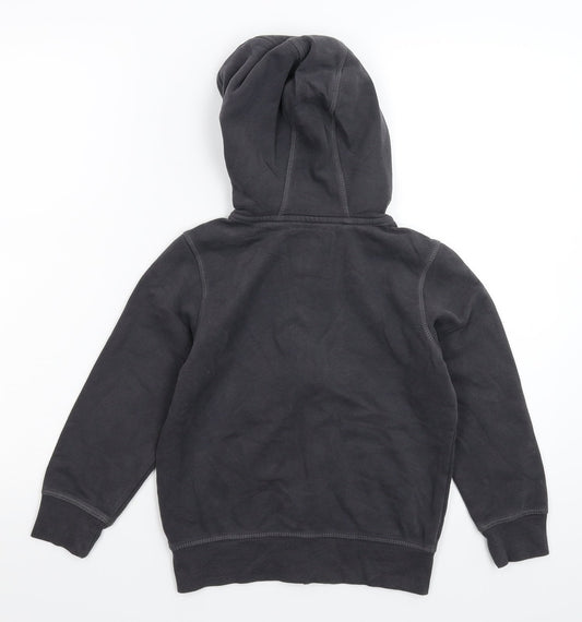 George Boys Grey Full Zip Hoodie Size 6-7 Years