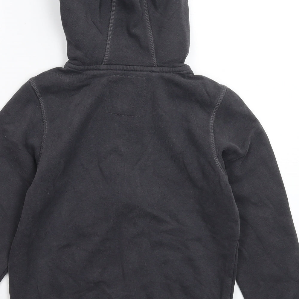 George Boys Grey Full Zip Hoodie Size 6-7 Years