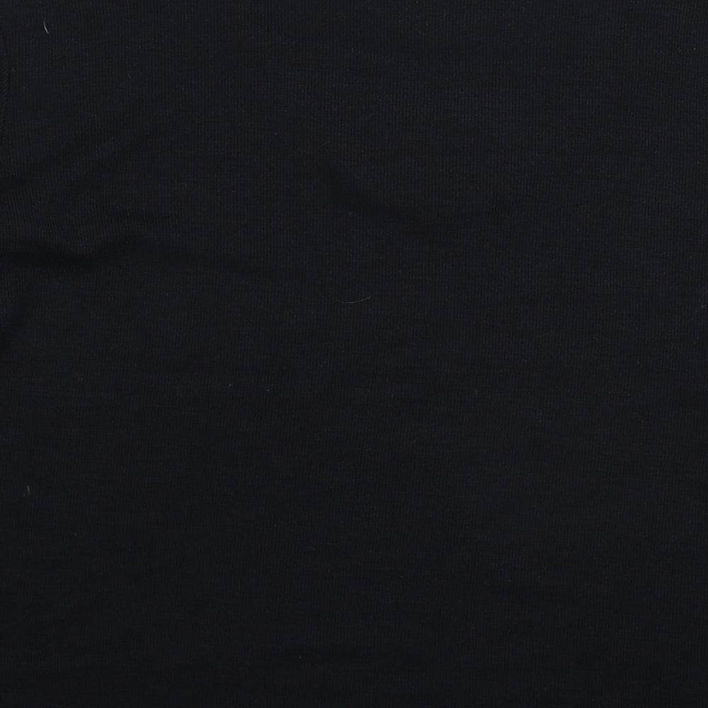 BM Womens Black Knit Pullover Jumper Size M