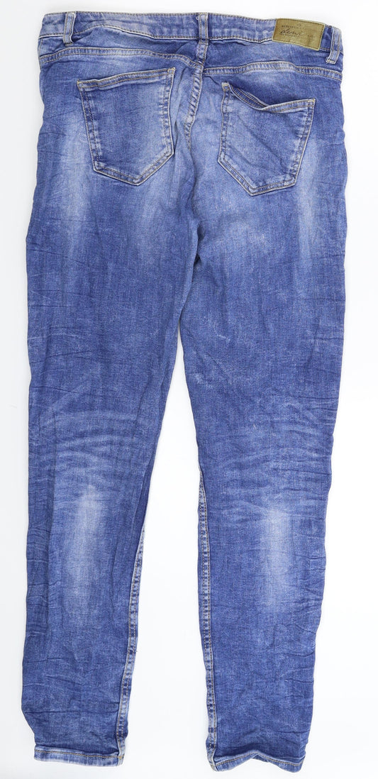 Lindex Womens Blue Denim Skinny Jeans Size 32 in L30 in