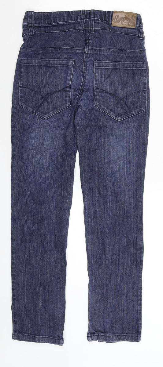 Vertbaudet Girls Blue Denim Skinny Jeans Size 12 Years