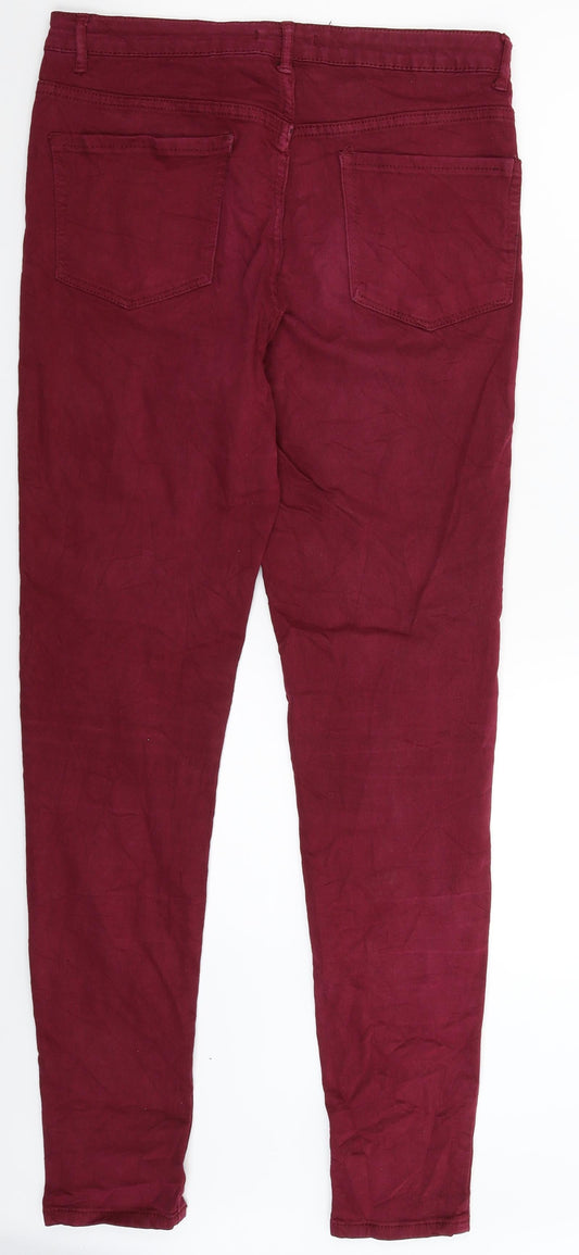 Sinsay Womens Purple Denim Jegging Jeans Size 30 in L31 in