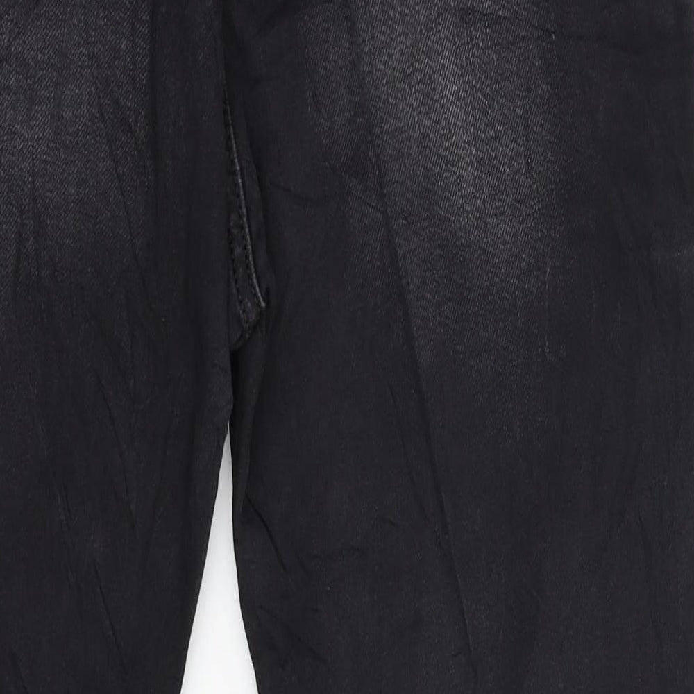 Cipo & Baxx Womens Black Denim Skinny Jeans Size 32 in L30 in