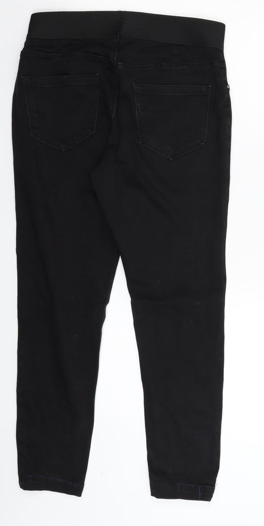 George Womens Black Denim Skinny Jeans Size 12 L26 in