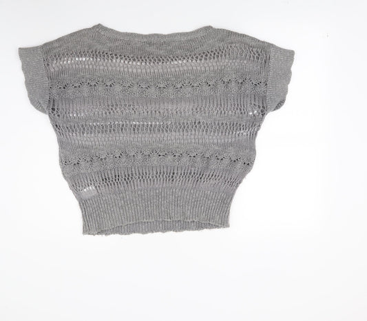 Sutherland Womens Grey Knit Pullover Jumper Size XL