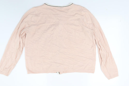 Classic Womens Pink Pullover Jumper Size 16