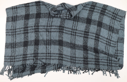 NEXT Womens Blue Plaid Shrug Jumper One Size