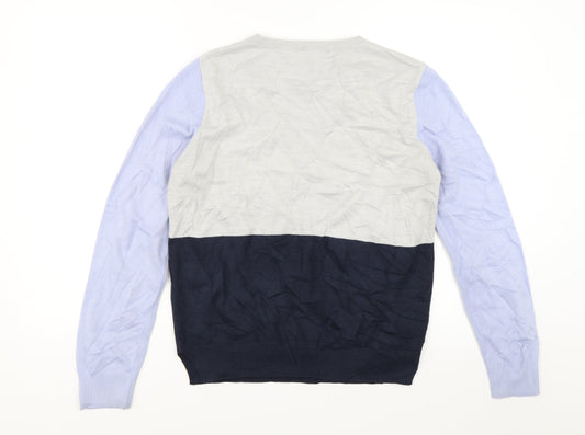 M&S Womens Blue Pullover Jumper Size 12