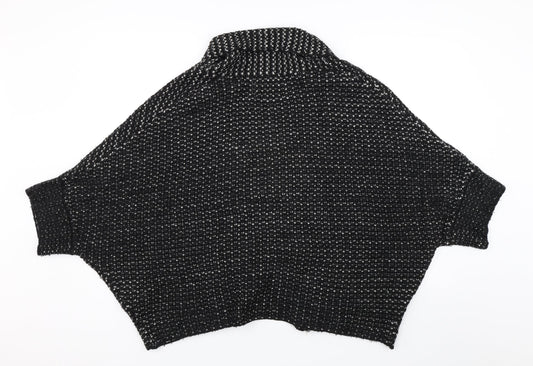 Lara Knit Womens Black Cardigan Jumper Size M