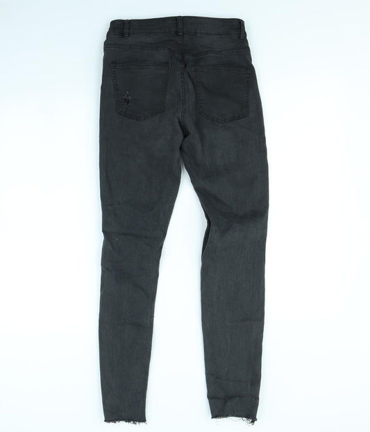 H&M Womens Black Skinny Jeans Size 8 L29 in
